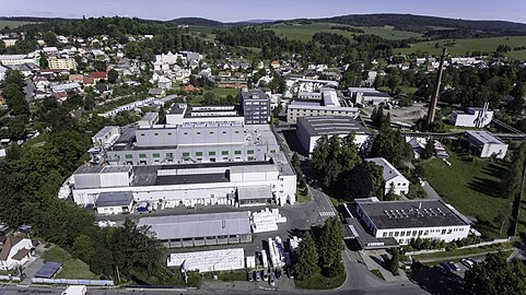 Usine Granitol à Moravský Beroun.