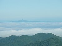 從知床峠看到的國後島