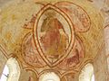 Fresque du chœur, Christ en majesté.