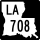 Louisiana Highway 708 marker
