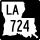 Louisiana Highway 724 marker