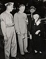 Major General John W. Leonard, Sgt. Alexander A. Drabik and his Parents in Toledo Zoo on August 18, 1945.
