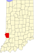 State map highlighting Sullivan County