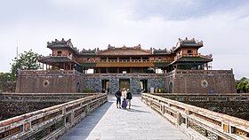 Meridian Gate as viewed from the flag monument