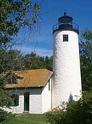 The original Michigan Island light