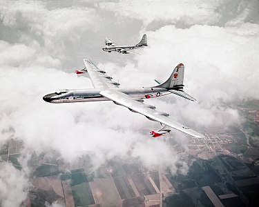 Convair NB-36H, by United States Air Force (edited by Hohum and Crisco 1492)