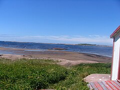 Gulf of St. Lawrence, mouth of the Little Natashquan River, offshore, the Joncas Island lighthouse[25][26]