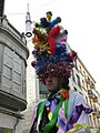 Desfile do entroido de Manzaneda en Pontevedra