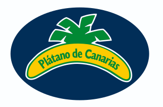 Vectorización del logo de Plátano de Canarias