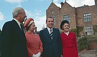 Heath, the Queen, Richard Nixon and Pat Nixon