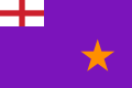 The Purple Standard, an inverted version of the Boyne Standard, which is sometimes used in Orange Order marching bands