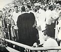 The taking of the oath of office of President Ramon Magsaysay