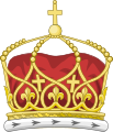 Heraldic version of the crown of Tonga.