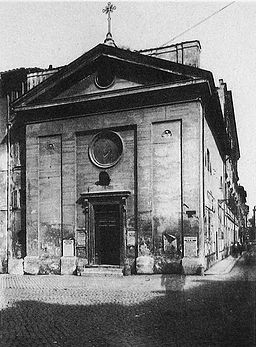 Santa Maria in Macello Martyrum. Fotografi från cirka år 1910.