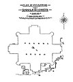 Ground plan of the stupa.