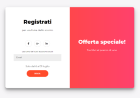 Esempio di squeeze page