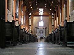 L'intérieur de l'église.