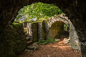 Mauerreste der Burg in Tringenstein