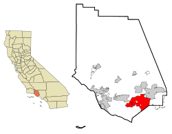 Location in Ventura County, California