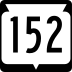 State Trunk Highway 152 marker