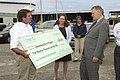 Virginia Governor Terry McAuliffe presented with a $500,000 environmental grant