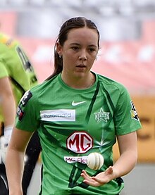 McKenna on the field for the Melbourne Stars in October 2022