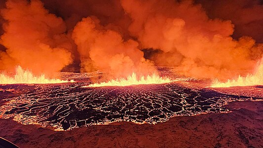 2023 Sundhnúkur eruption, by the Icelandic Meteorological Office