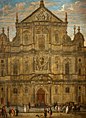 Painting of the façade by Anton Gunther Ghering, c. 1665