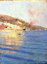The Point Wharf, Mosman Bay, 1893, National Gallery of Australia