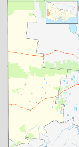 Harrow, Victoria is located in Shire of West Wimmera