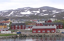 View of Båtsfjord village