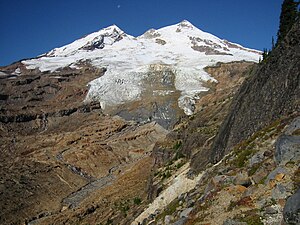 Der Boulder Glacier am Südosthang des Mount Baker