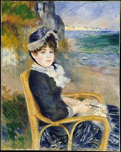 Femme assise au bord de la mer (1883), New York, Metropolitan Museum of Art[22].