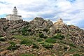 Veduta della penisola di Capo Testa con il suo faro