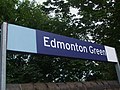 Signage on southbound platform, July 2008