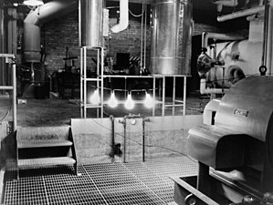 The first production of usable nuclear electricity occurred on December 20, 1951, when four light bulbs were lit with electricity generated from the EBR-I reactor.