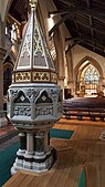 The baptistry and south aisle