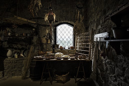 Interior of Verrucole Castle in Tuscany, Italy Photo by Simone Letari