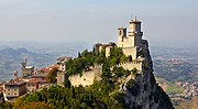 The fortress of Guaita, the oldest and most famous of the The Three Towers of San Marino (nominator: Tomer T)