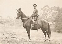 de Groot on horseback in 1932