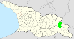 Municipalità di Telavi – Localizzazione