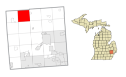 Location within Oakland County