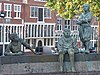Statue for the shipwrecked boys in Hoorn