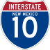 Interstate 10 marker