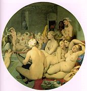 《土耳其浴女》（The Turkish Bath），1862年，收藏于罗浮宫