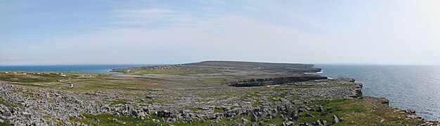 A view over the karst landscape on Inis Mór from Dún Aonghasa