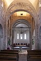 Nave of church towards apse.