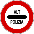 Stop, Police roadblock