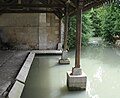 Lavoir en bois.