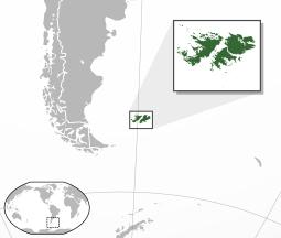 福克兰群岛的位置